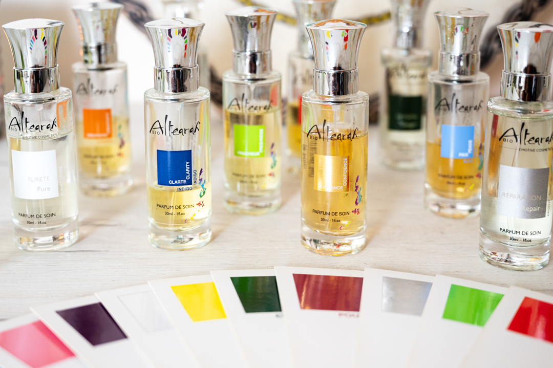 Outils et méthode des parfums couleurs d'Altearah